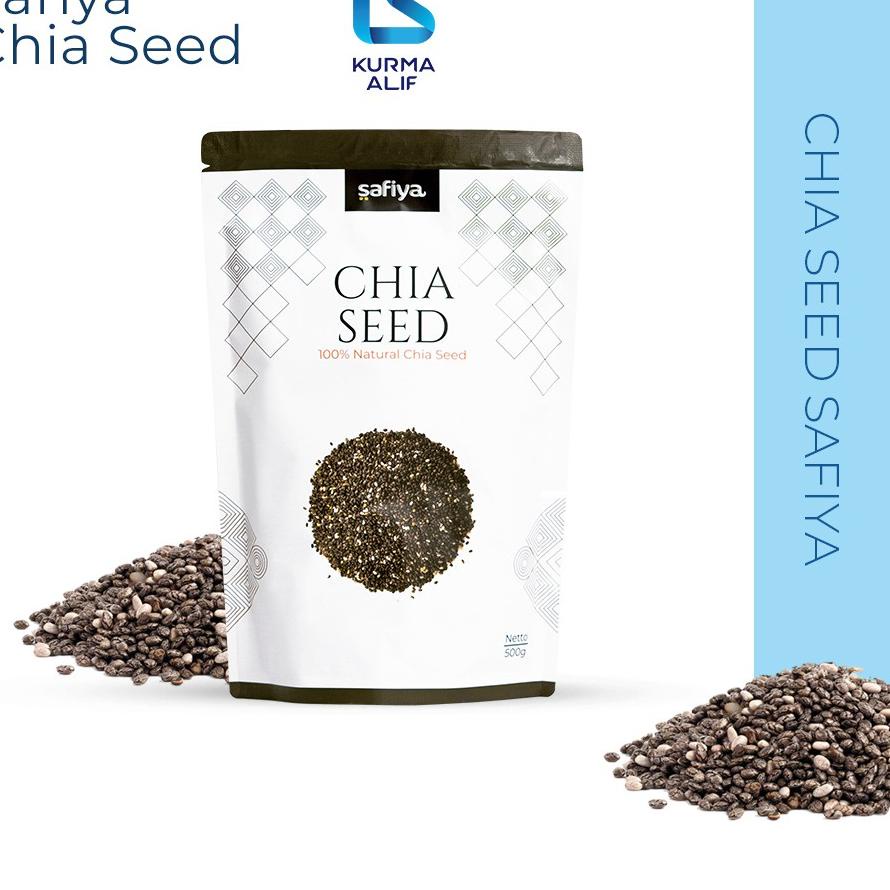 

✨SHOPEE MALL✨ Organic Black Chia Seed 250 gr Premium Biji Chiaseed Original Safiya Food serbuuu !