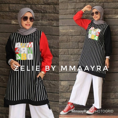 ZELIE by MMAAYRA (Setelan kasual, Stelan kasual tunik, Setelan tunik celana, Setelan celana tunik, T