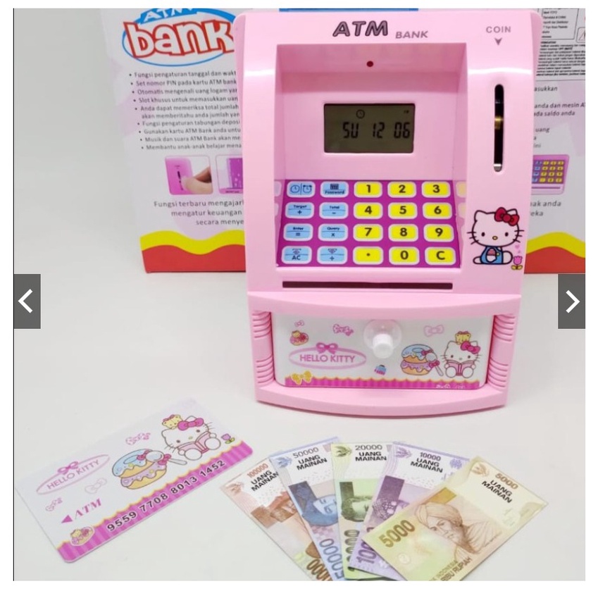 Celengan atm sidik jari money safe box celengan anak