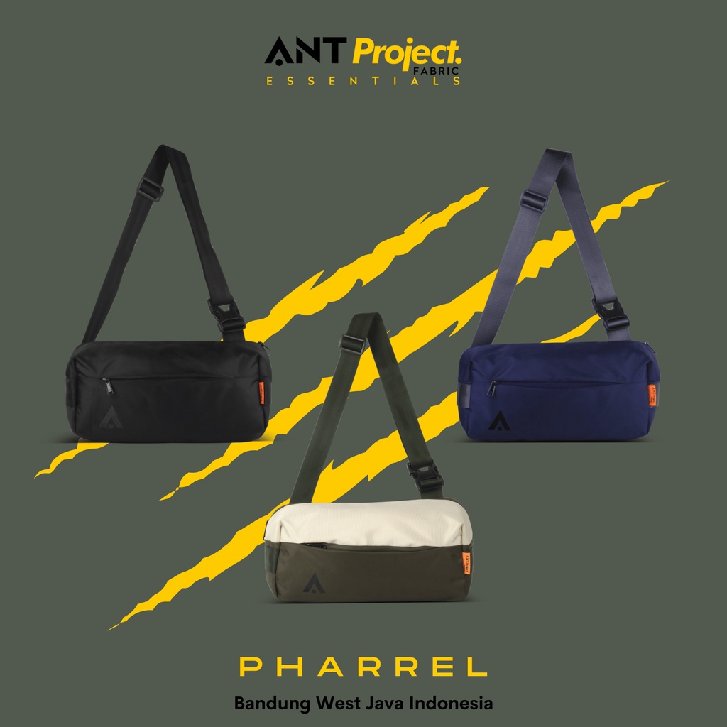 ANT PROJECT - Tas Sling Bag PHARREL Smart Function - Tas Selempang Pria