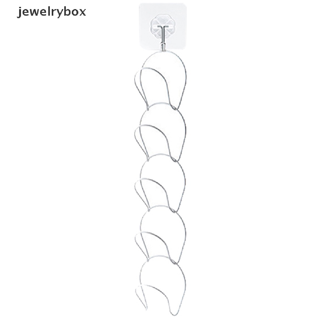 [jewelrybox] 5pcs/set Tempat Display Topi Pintu Lemari Pakaian Syal Handuk Rak Penyimpanan Shelf Home Organizer Boutique