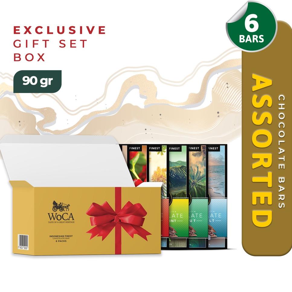 

➫ WoCA Assorted Chocolate Bar WoCA 6x90 gram ✺