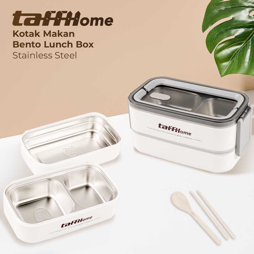 (BISA COD) FTIHSHP  Kotak Makan Bento Lunch Box Stainless Steel - J274