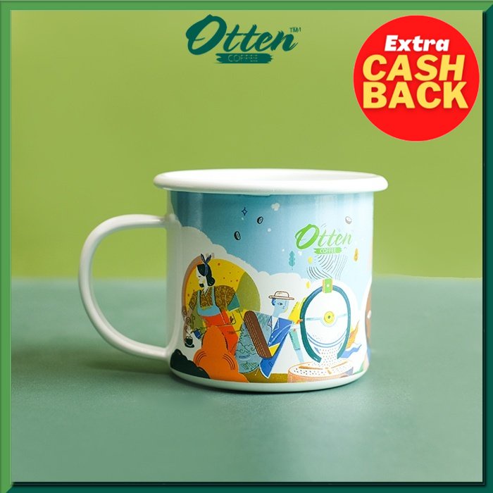 Otten  Enamel Mug (Limited Edition) - Cangkir Kopi
