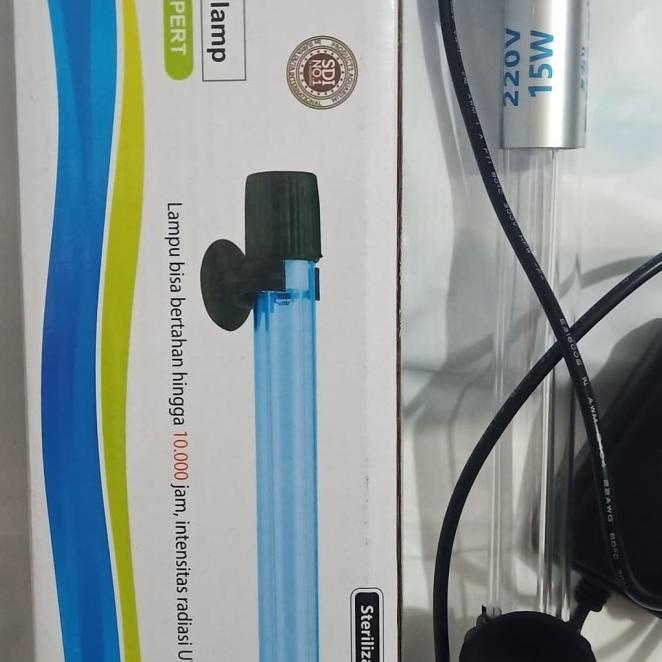 Aquarium Lampu Uv Takari 15 Watt Basmi Alga