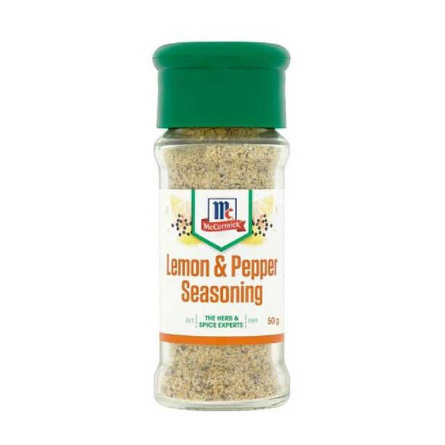 

MC CORMICK LEMON & PEPPER 50G