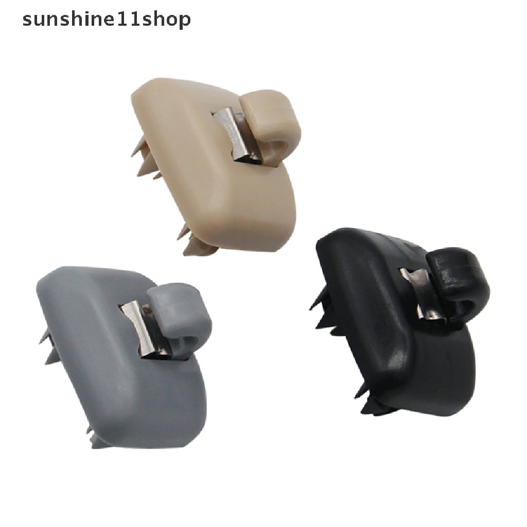 Sho Car Sun Visor Clip Holder Hook Gantungan Pengikat Klip Holder Untuk A3 A4 LA5 A6 LQ5 Q3 8U0857562A 8E0857562 Interior N