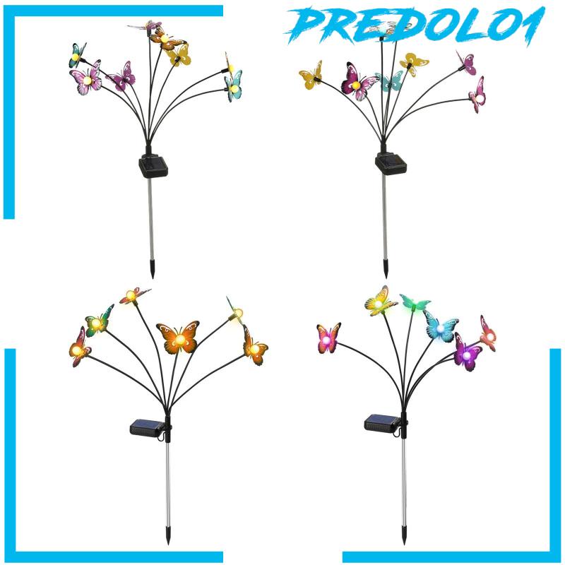 [Predolo1] Lampu Butterfly Anti Air IP65 Lampu Tenaga Surya Outdoor Untuk Taman Teras Halaman