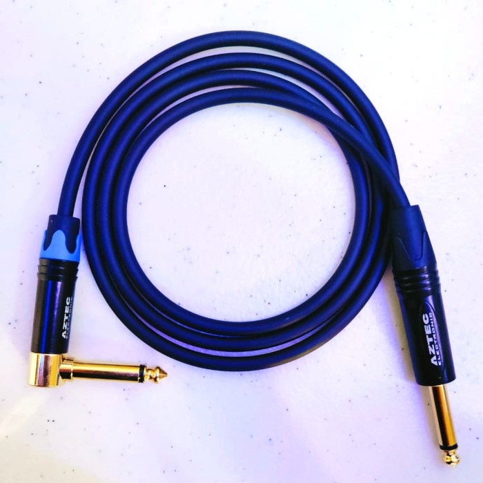 Best Seller Kabel Jack Gitar Mogami 2319 Jack Akai Aztec 1 Meter
