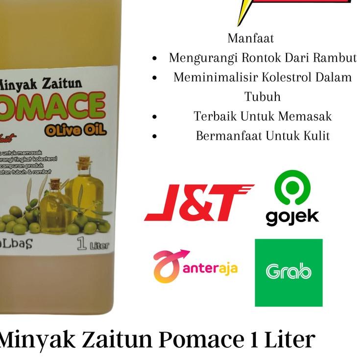 

♂ Olive Oil Pomace \ Minyak Zaitun Pomace 1 LITER Kemasan Albas Untuk Menumis Dan Memasak ▼