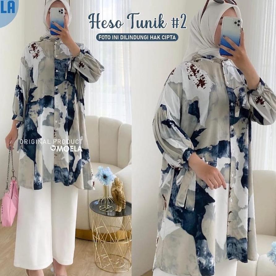 MURAH Tunik Rayon Viscose Premium Motif Terbaru
