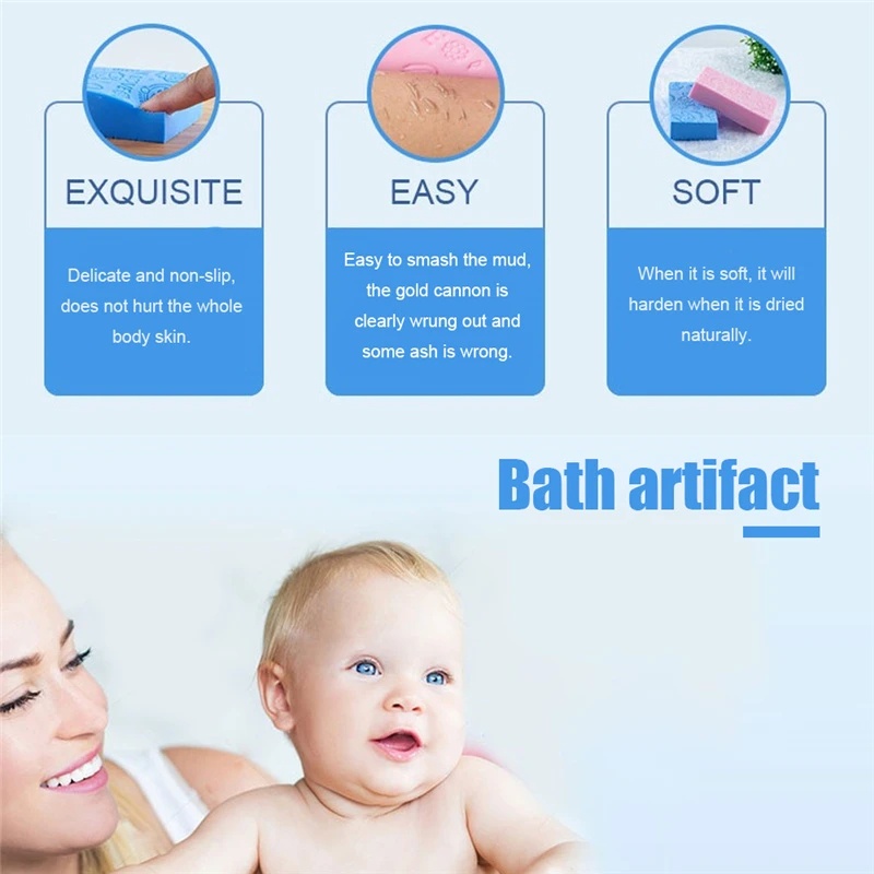 1pc Spons Mandi Ajaib Penghilang Kulit Mati Tubuh Exfoliating Pijat Pembersih Shower Brush Alat Kamar Mandi Untuk Mencuci Tubuh