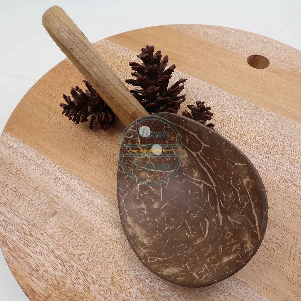 Centong Nasi Batok Entong Nasi Bathok Entong Nasi Kayu Batok Entong Nasi Tradisional Sendok Nasi Sayur