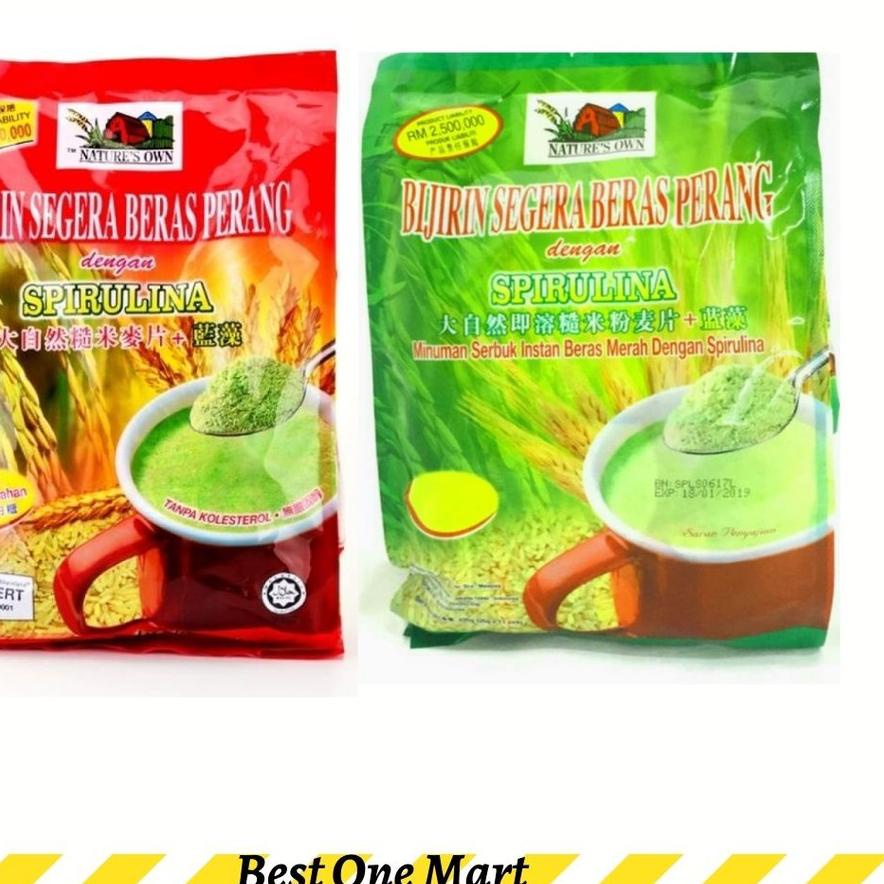 

➢ Nature Own Brown Rice Instant Cereal With Spirulina - Sereal Instan Nature's Own ☺