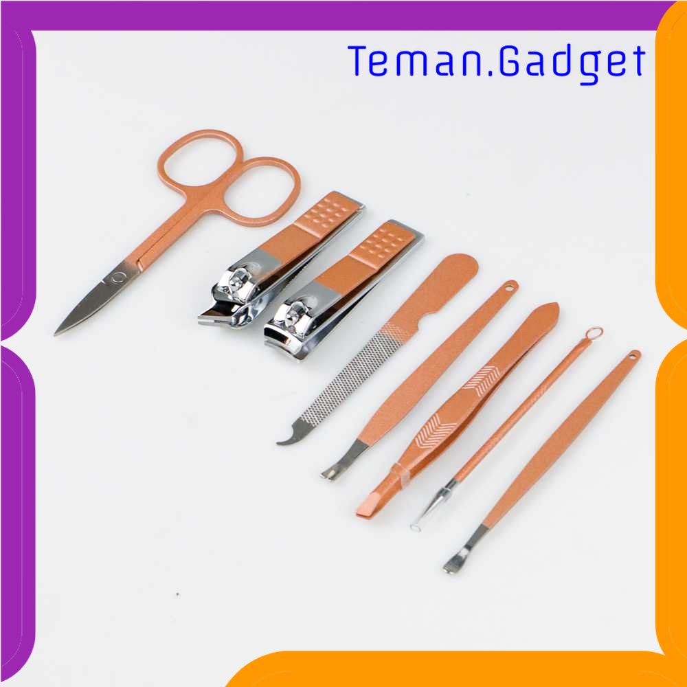 TG - PRW Gunting Kuku Nail Art Set Manicure Pedicure 8 PCS - CT02