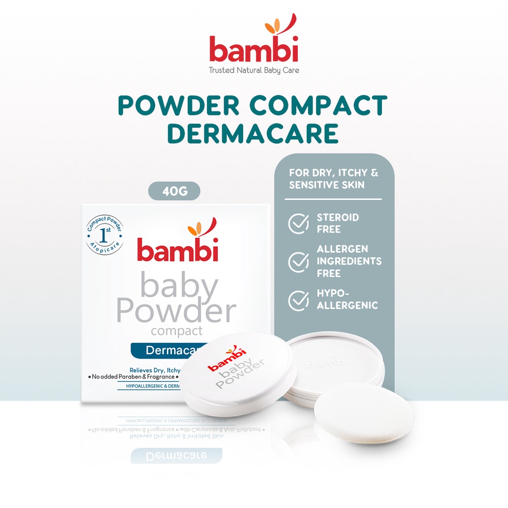 Bambi DERMACARE Baby Powder Compact 40gr