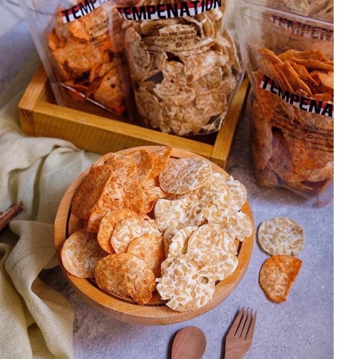 

℮ Keripik Tempe Tempenation Original & Balado ℮