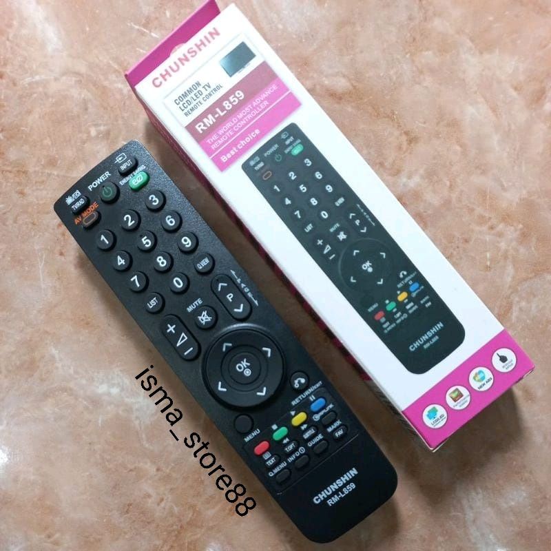 REMOT TV LG LCD LED MULTI CHUNSHIN TANPA PROGRAM