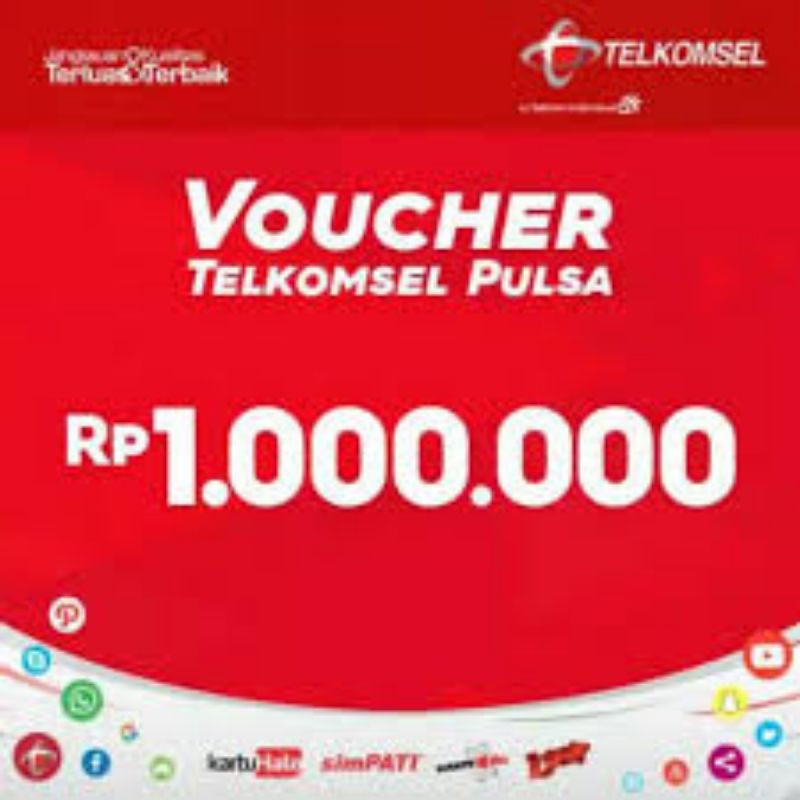 pulsa promo 1 jt RP