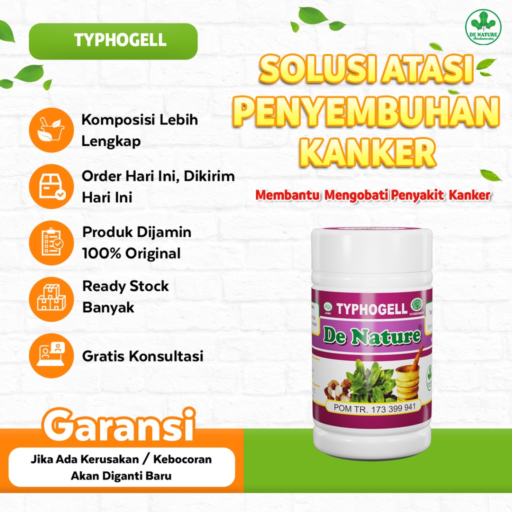Typhogell Obat Benjolan Di Leher Gondok Beracun Kanker Payudara Tumor Otak Asli Denature