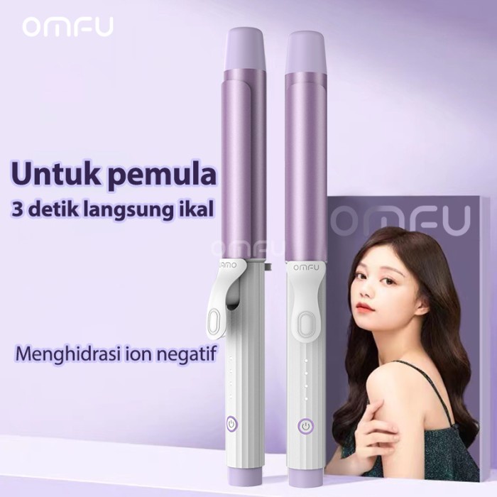 Curl Omfu Hair Curler Hair Otomatis Curling Iron Profesional Ceramic Curler