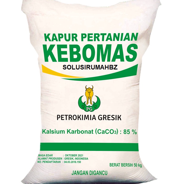 PERKG KAPUR DOLOMIT PERTANIAN kalsium CaO magnesium MgO DOLOMITE