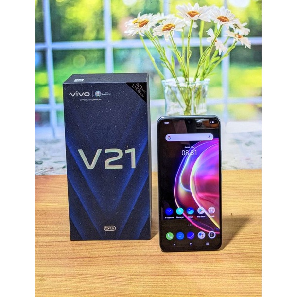 Vivo V21 5G Ram 8/128gb Fullset Resmi Indonesia