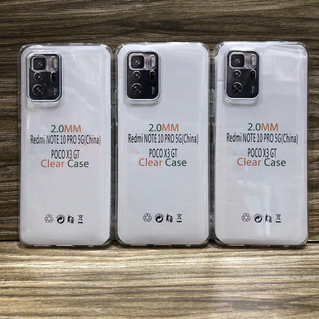 C/C- CASE COVER XIAOMI POCO F3, POCO X3 NFC/POCO X3 PRO/POCO X3, POCO M3, POCO X3 GT, REDMI 9T SOFTCASE BENING TEBAL 2.00MM CLEAR CASE TRANSPARANT JELLY CASE (by TA)