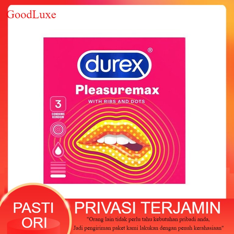 Durex Pleasuremax 3pcs Kondom Tekstur Berduri / Durex Kondom PleasureMax Isi 3 pcs / Durex