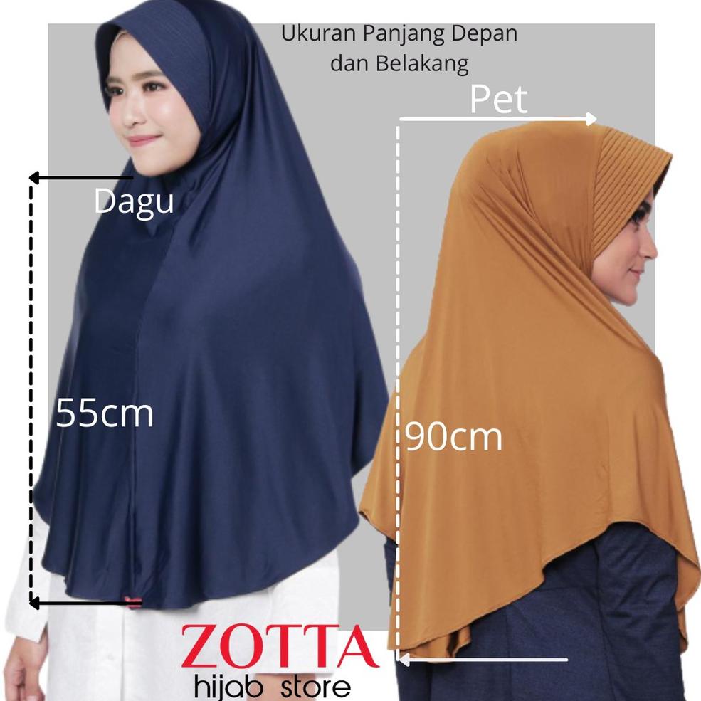 REKOMENDASI JILBAB INSTAN ZOYA POLOS MARSHA SPARKLING READY ORI ZOYA MURAH