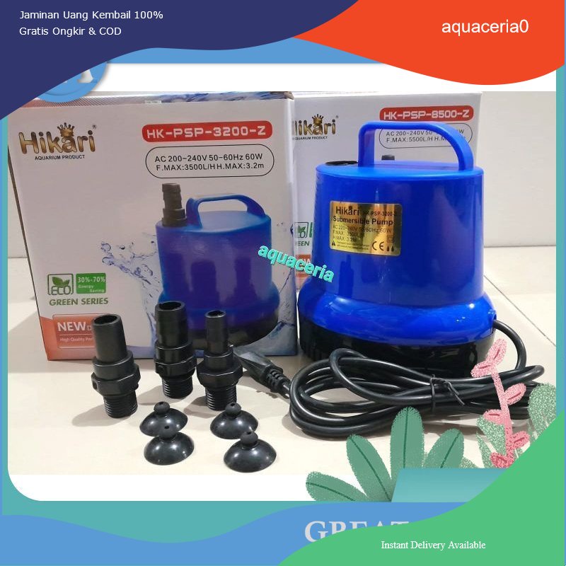 mesin pompa celup kolam aquarium air power head HIKARI PSP 3200 Z TERMURAH