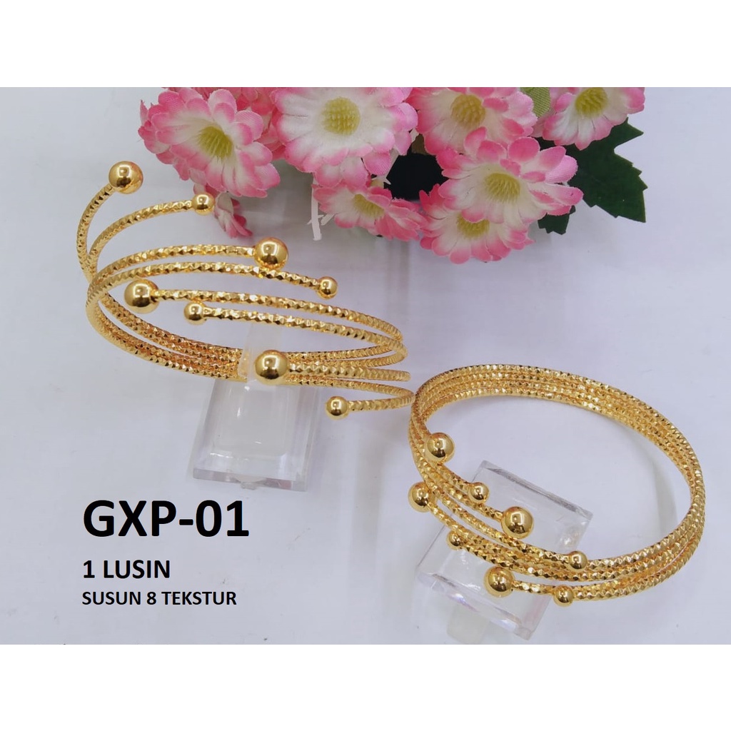 GELANG XP EMAS GOLD BOLA SUSUN TERMURAH / DUNIA GELANG TERBARU