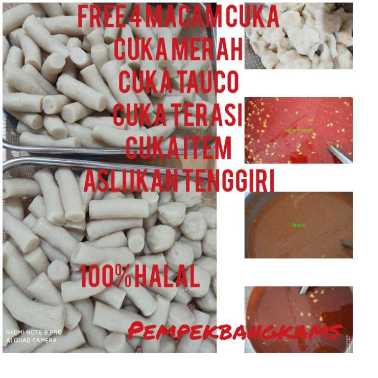 

ORIGINAL% Pempek Bangka Mix 3 isi 10Pcs - empek bangka - pempek bangka - makanan bangka (Vacuum)
