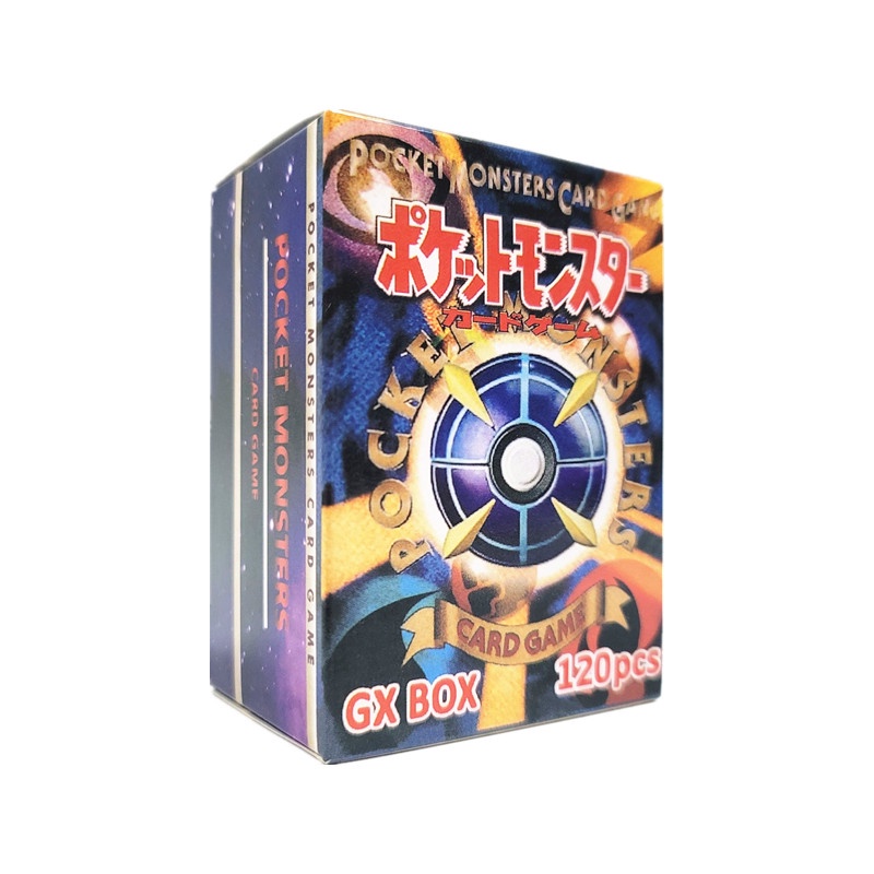 2023baru 120Pcs/Box Kartu Bersinar Pokemon Inggris GX Mega Trainer Card Game Mainan Battle Booster Collection Hadiah Untuk Anak-Anak Dewasa