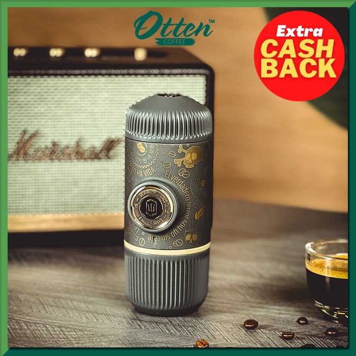 Wacaco - Nanopresso Espresso Maker with Case (Dark Soul Grey) - Alat Seduh Kopi Espresso Manual