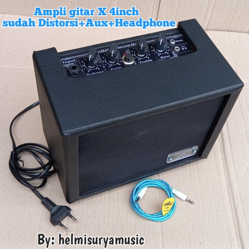 Ampli gitar - ampli X gitar mini 4inch suara mantap