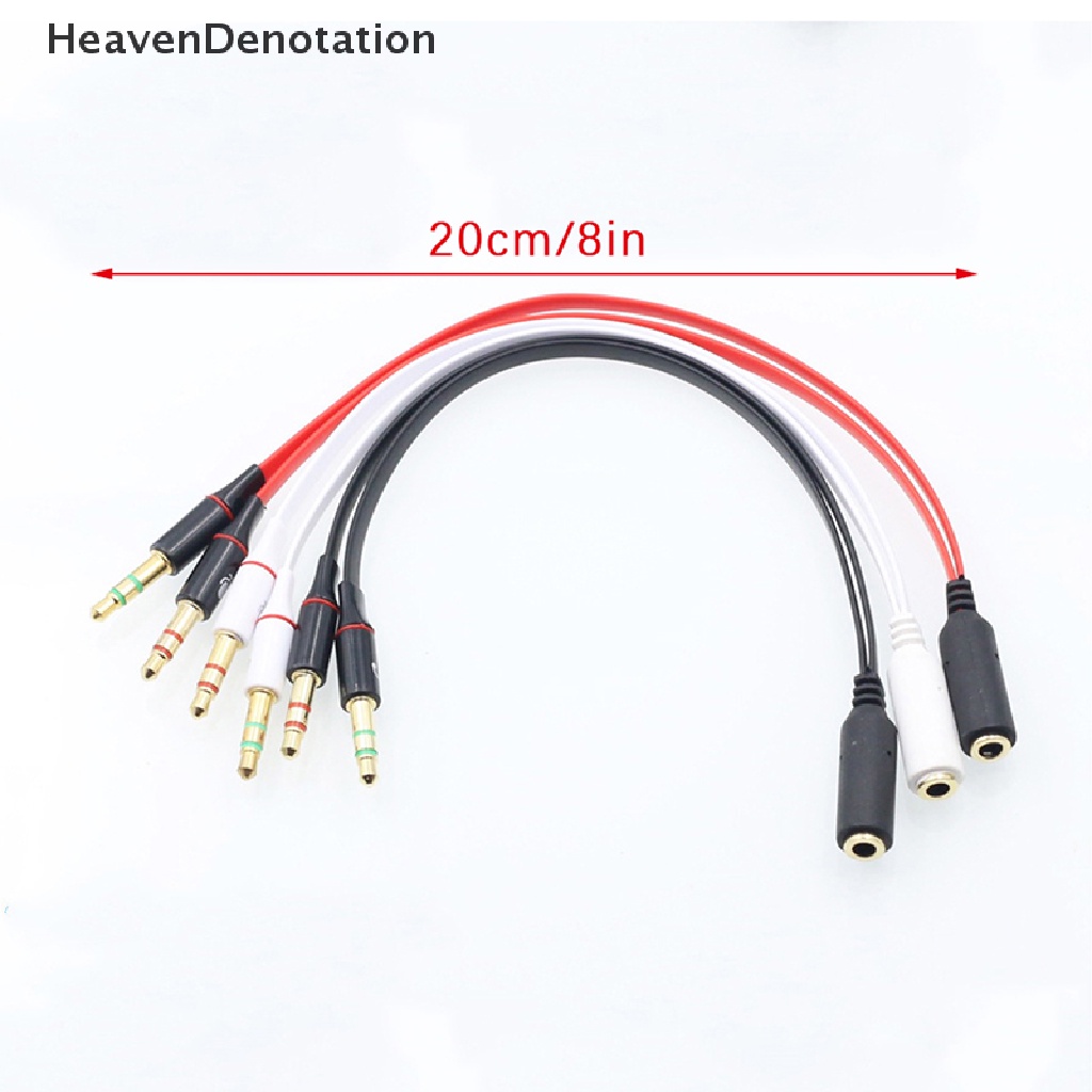 [HeavenDenotation] 3.5mm Jack AUX Audio Male To Female Kabel Ekstensi Untuk Mikrofon Headphone HDV