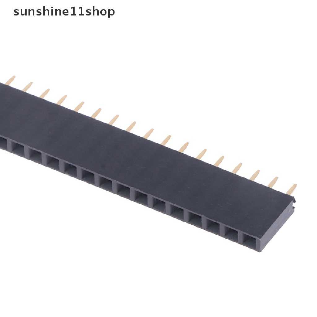 Sho 40pin 1x40 Baris Tunggal Female 2.54 pitch PCB JST Konektor Strip Untuk Arduino N