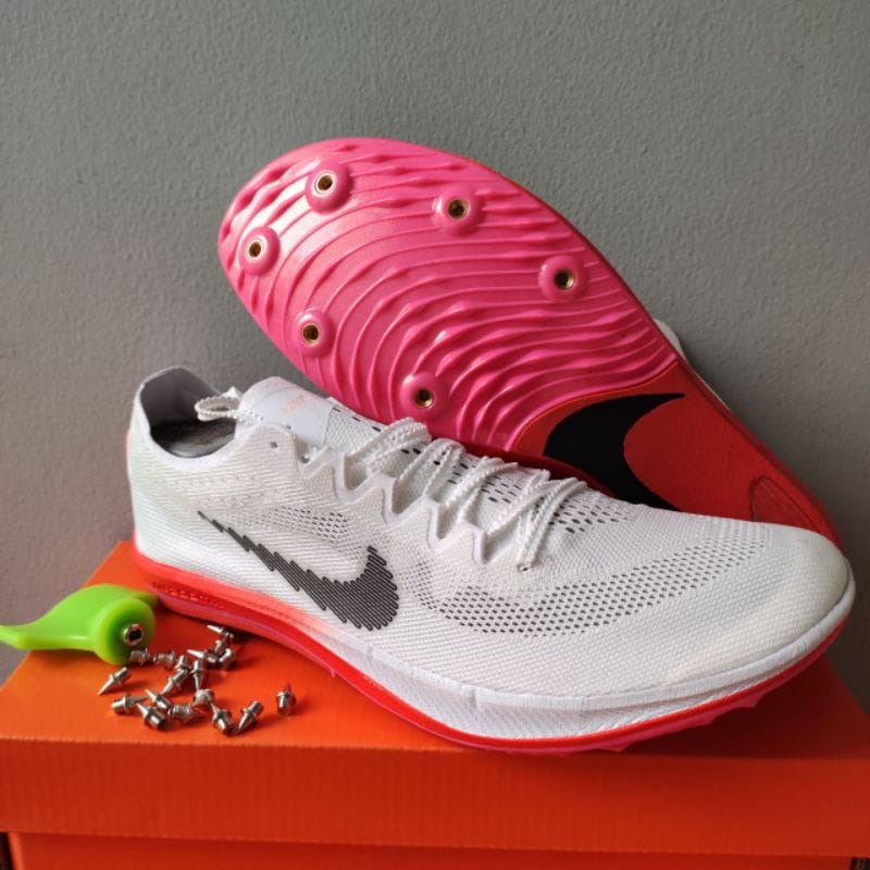 SEPATU LARI NIKE ZOOMX DRAGONFLY WHITE RAWDACIOUS SPIKES