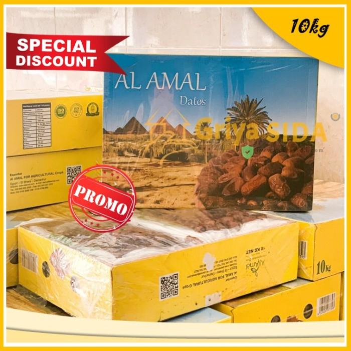 

Kurma Al amal 10kg/Kurma Mesir mirip kurma golden valley 10kg