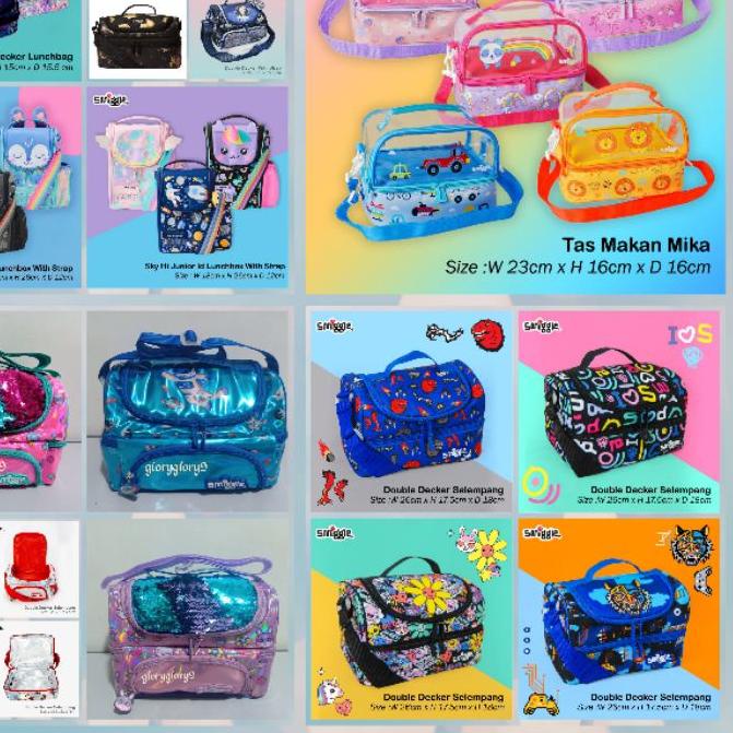 ♢ Smiggle double decker lunchbag/lunchbag Smiggle/TAs makan smiggle ✤