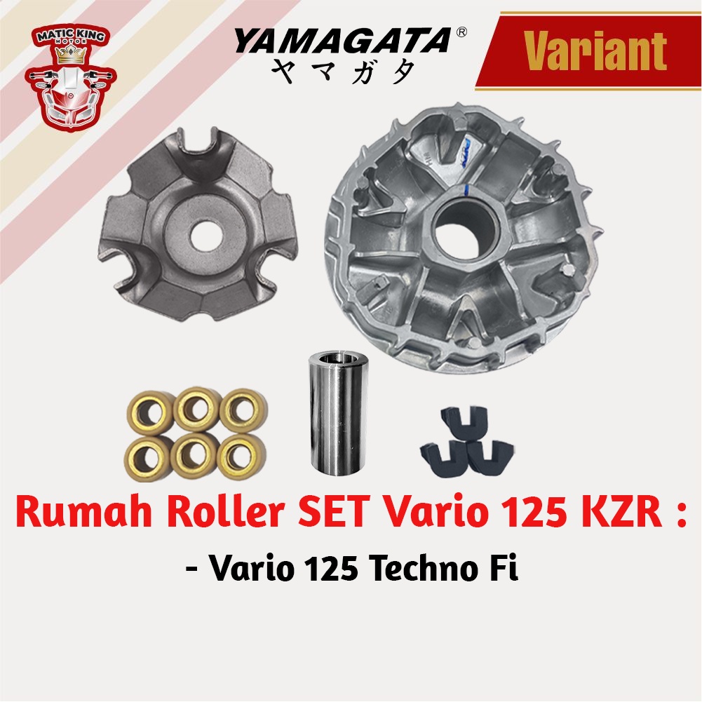 Rumah roller set Honda Vario Techno 125 KZR Yamagata