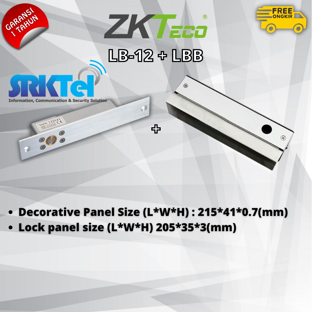 ZKTeco LB-12 + LBB Dropbolt + Bracket Set