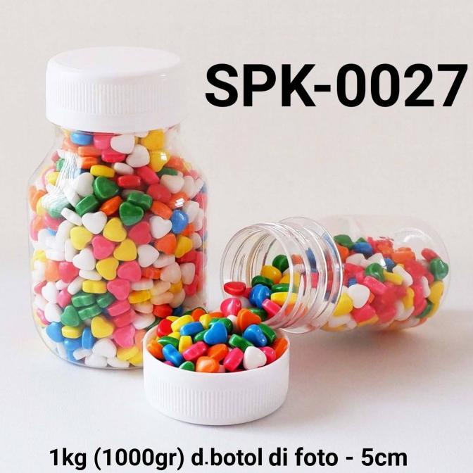

SPK-0027 Sprinkles sprinkle sprinkel 1kg 1 kg kilo hati warna warni