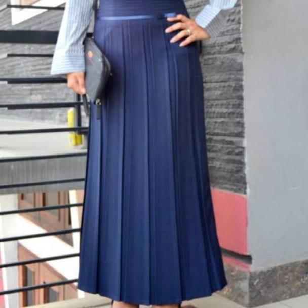 HARGA SPESIAL ROK KERJA PLISKET WANITA / ROK REMPEL KERJA / ROK KERJA FORMAL / ROK KANTOR / ROK PLIS