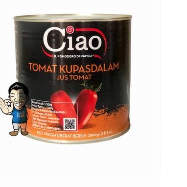 

☜ Ciao Tomat Kupas dalam Jus Tomat- Peeled Tomatoes 2550g ❃