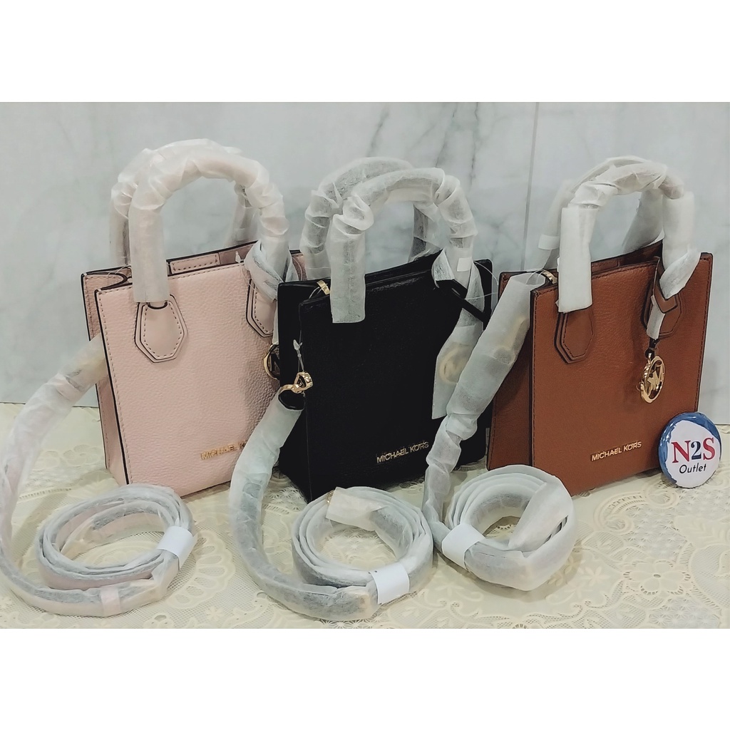 michael kors tas wanita MK 19/34/35 mercer crossbody original 3 col