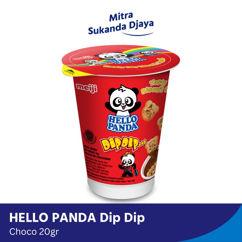 

HELLO PANDA DIP DIP CHOCO/STROBERY