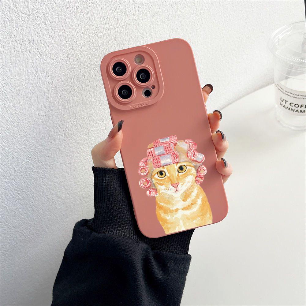 CC35 Softcase Cat for Oppo A1k A11k A12 A15 A15s A16 A16e A16k A17 A17k A17e A31 A33 A3s A35 A36 A37 Neo 9 A39 A47 A5 A52 A53 A54 A57 A59 A5s A7 A71 A72 A74 A76 A77 A77s A83 A9 A92 A94 A95 A96 F1 F11 Pro F17 F19 F5 F7 F9 Reno 3 4 4F 5 5F 6 7 7Z 8 8Z 5G