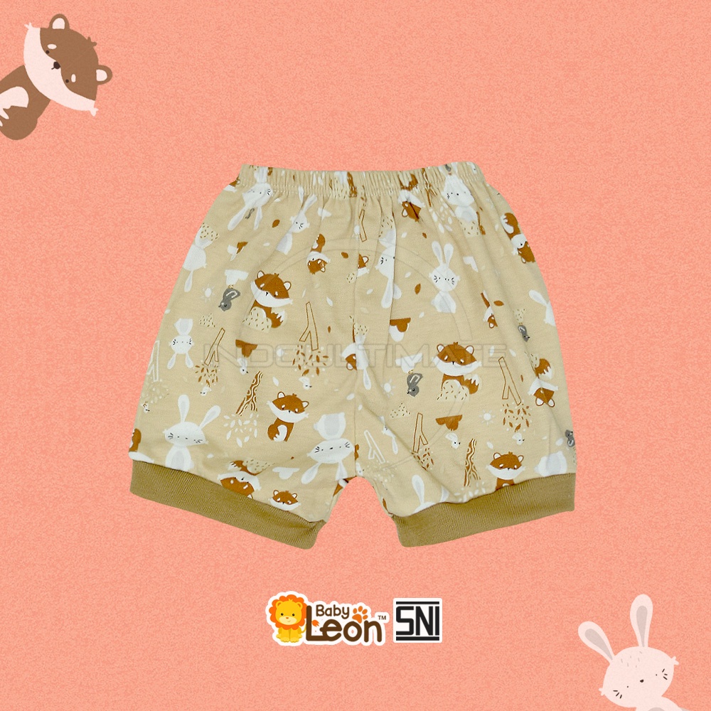 Celana Pendek Bayi BABY LEON (0-3 Bulan) Celana Diaper Bayi Baru Lahir Celana Anak Bayi  DS-117